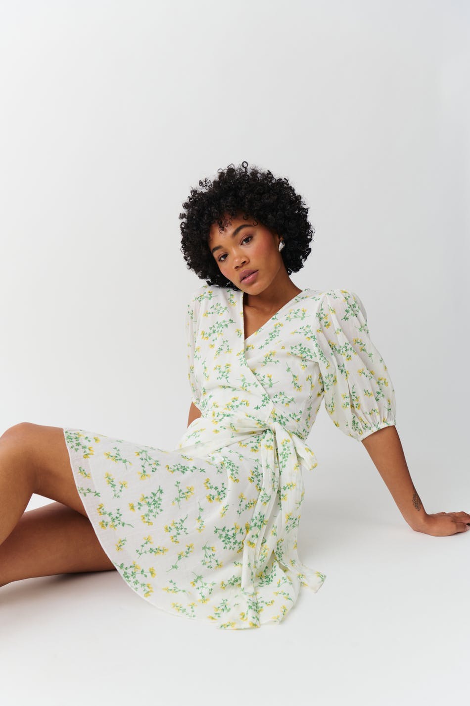 Mini wrap dress