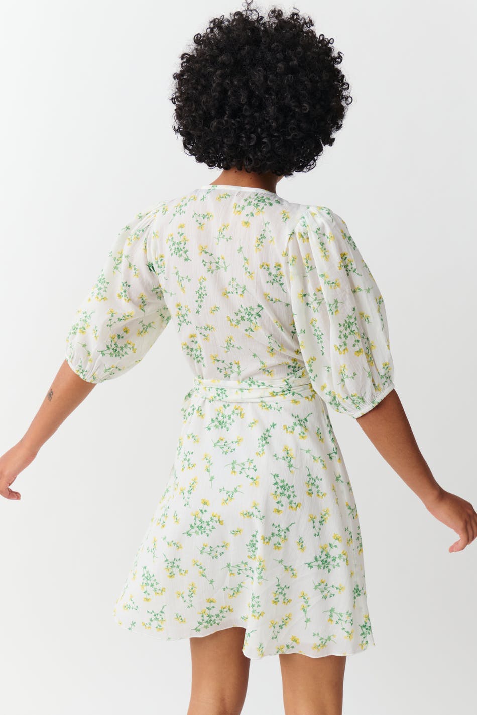 Mini wrap dress