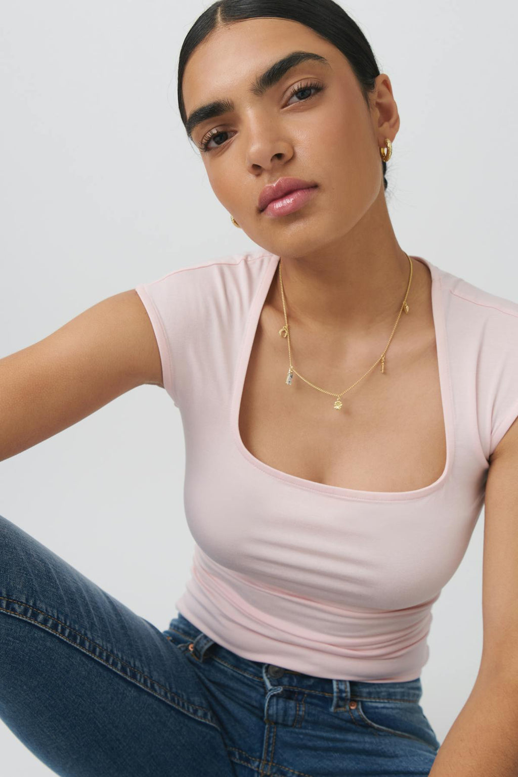 Soft touch tight top