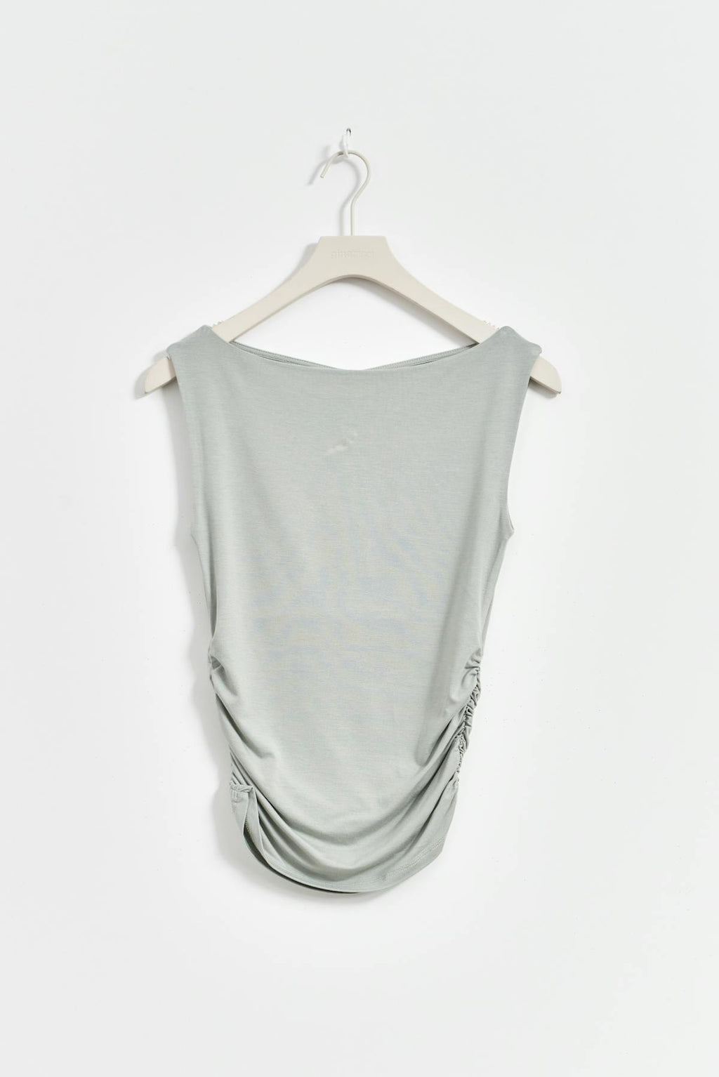 Soft touch boatneck top
