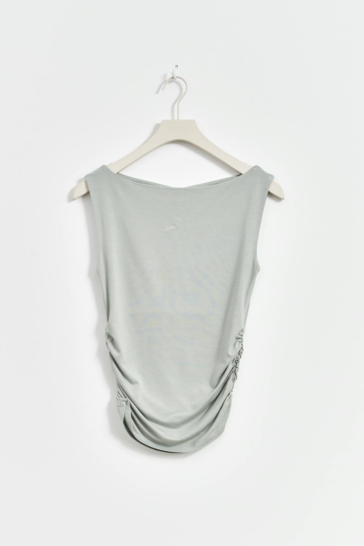 Soft touch boatneck top