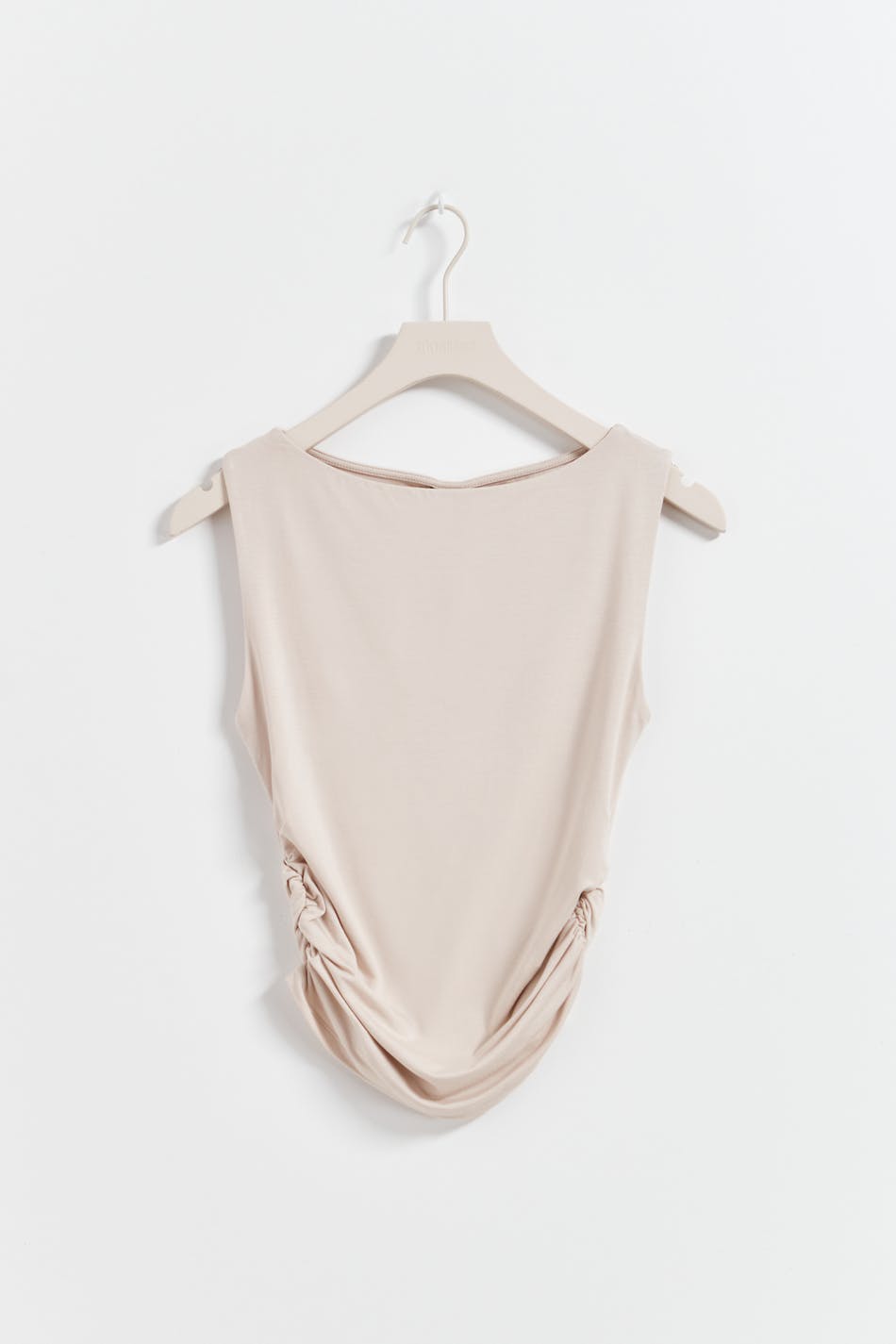 Soft touch boatneck top