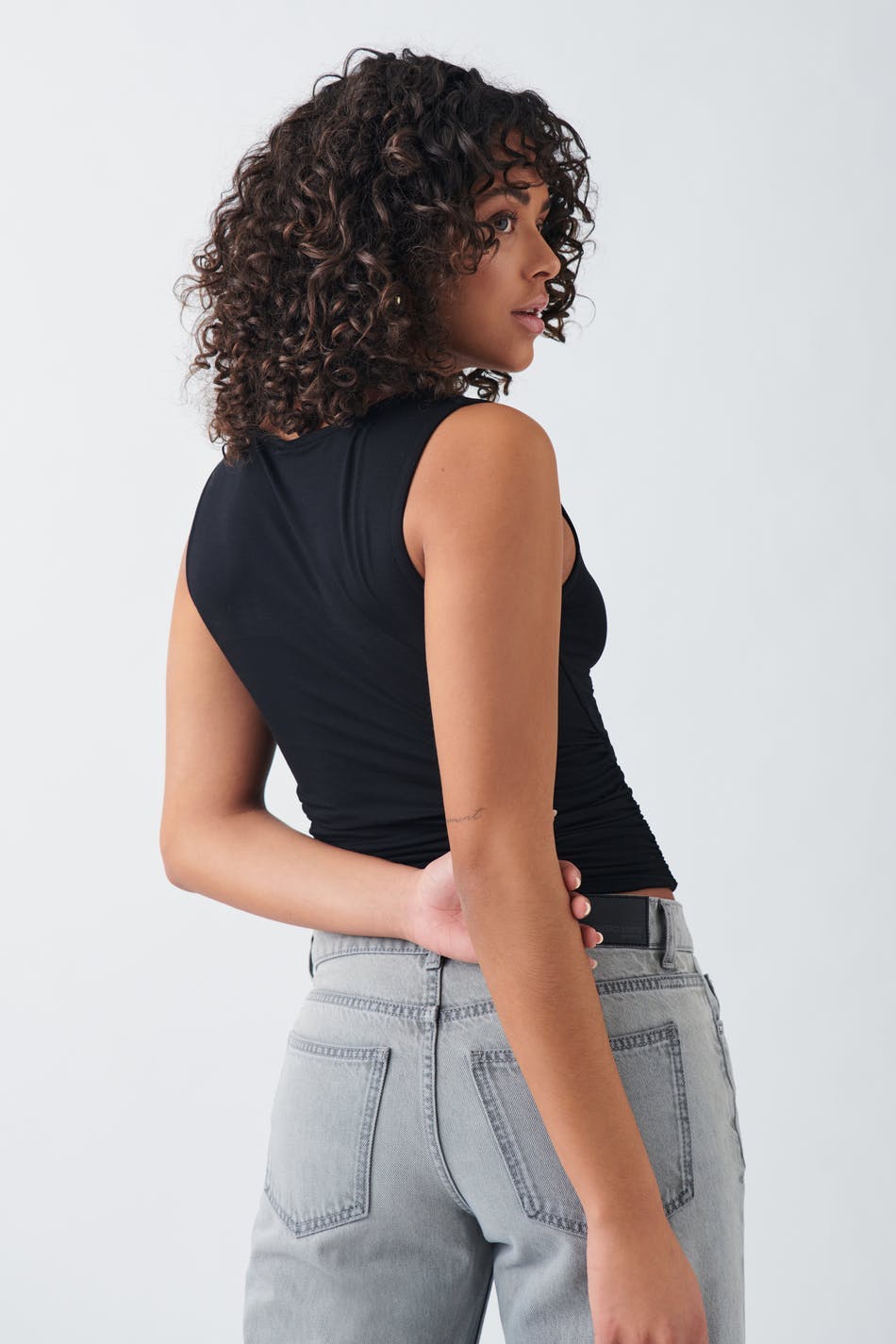 Soft touch boatneck top