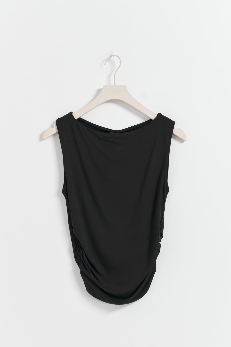 Soft touch boatneck top