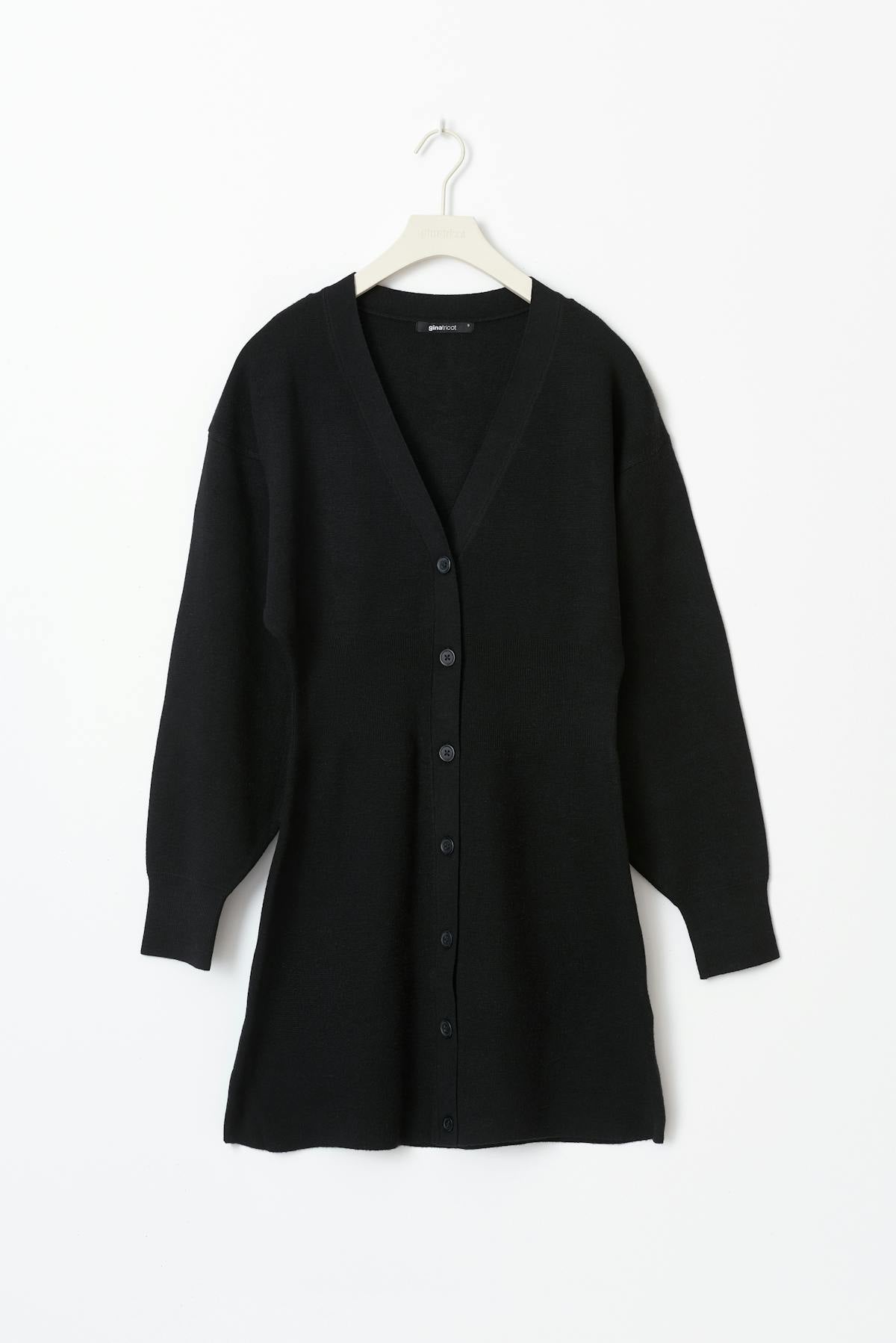 Knitted button down dress