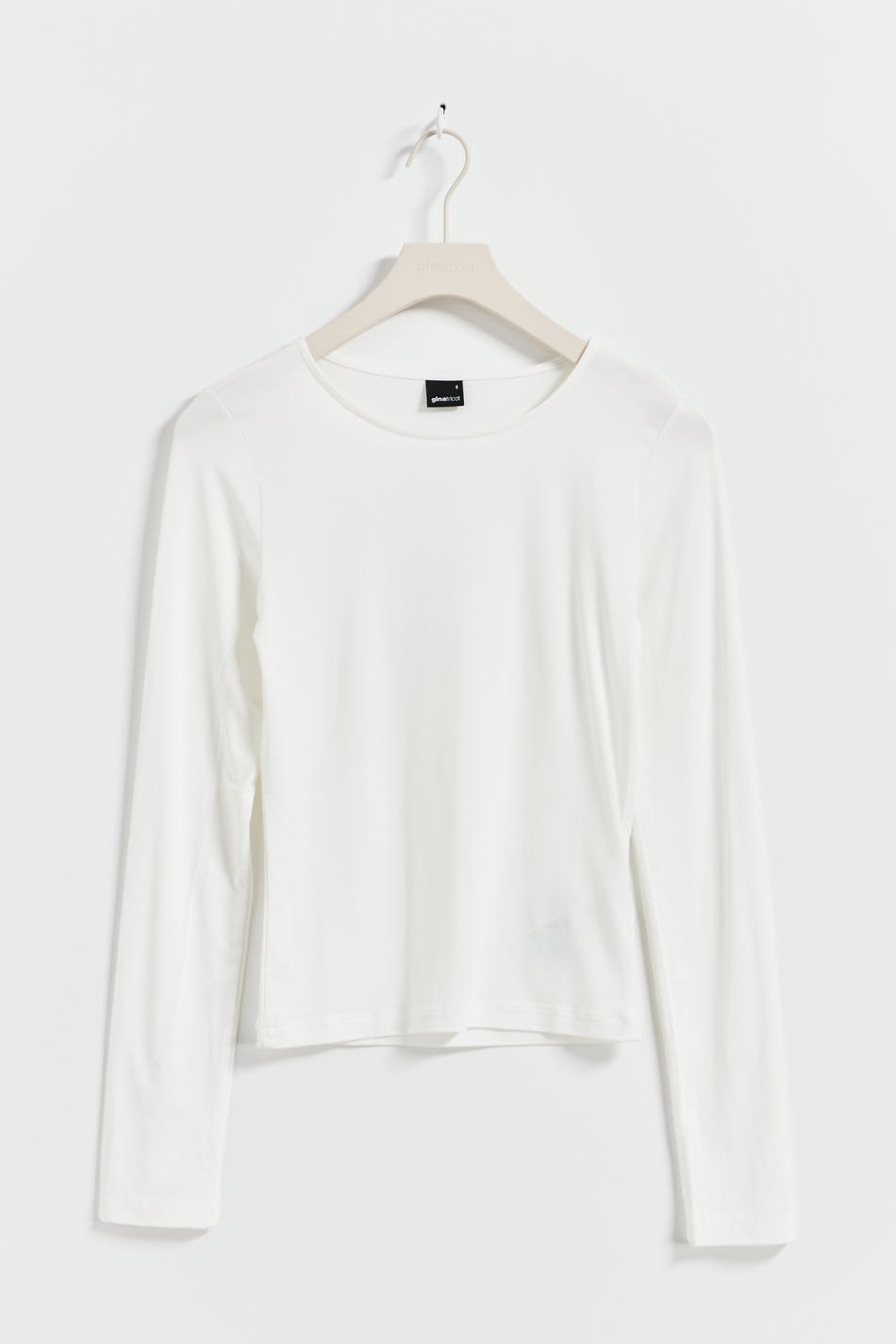 Soft touch crew neck top