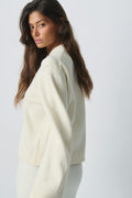 Crew neck knitted sweater