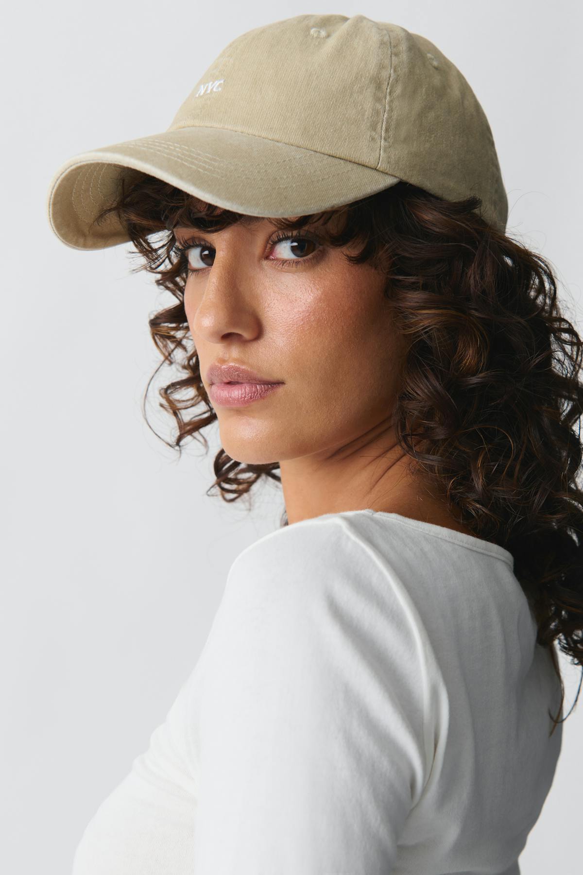 washed cotton cap