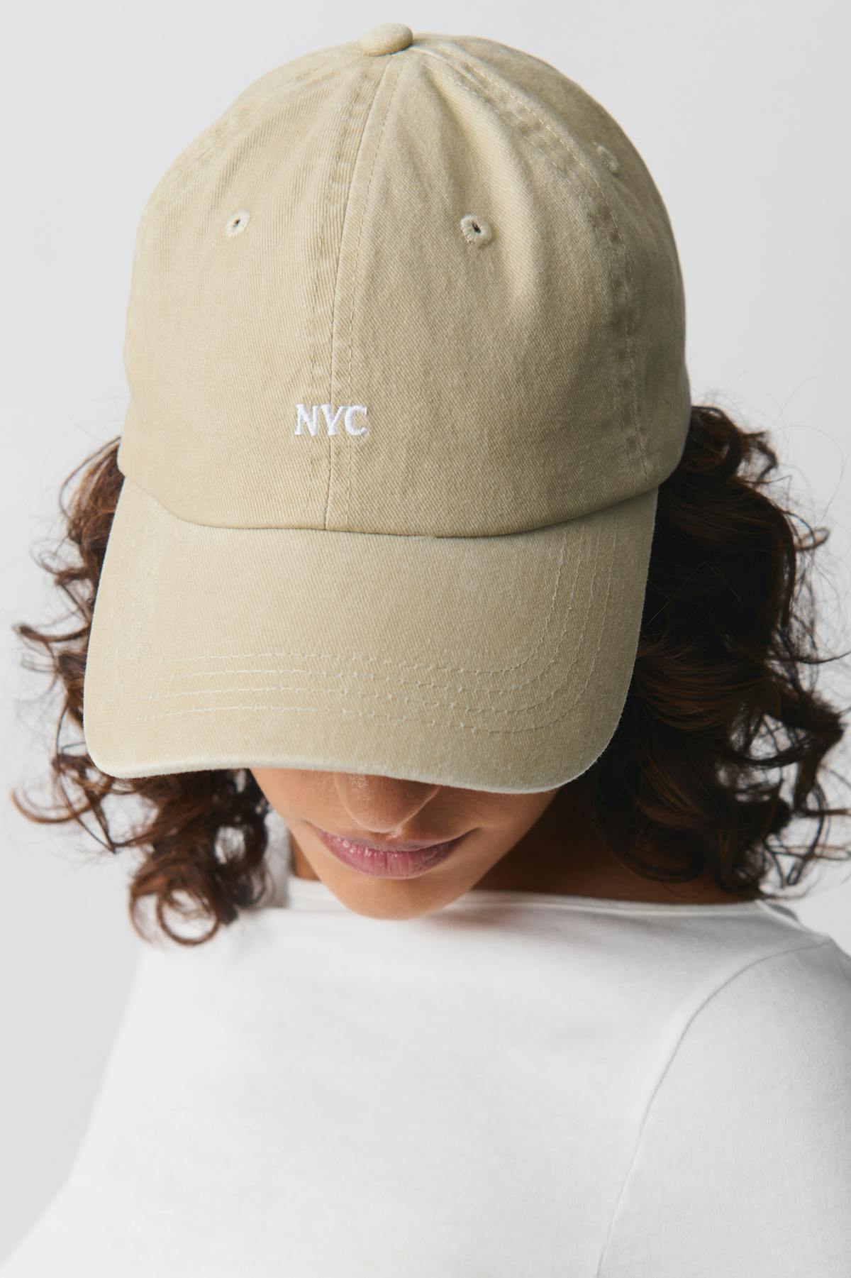 washed cotton cap