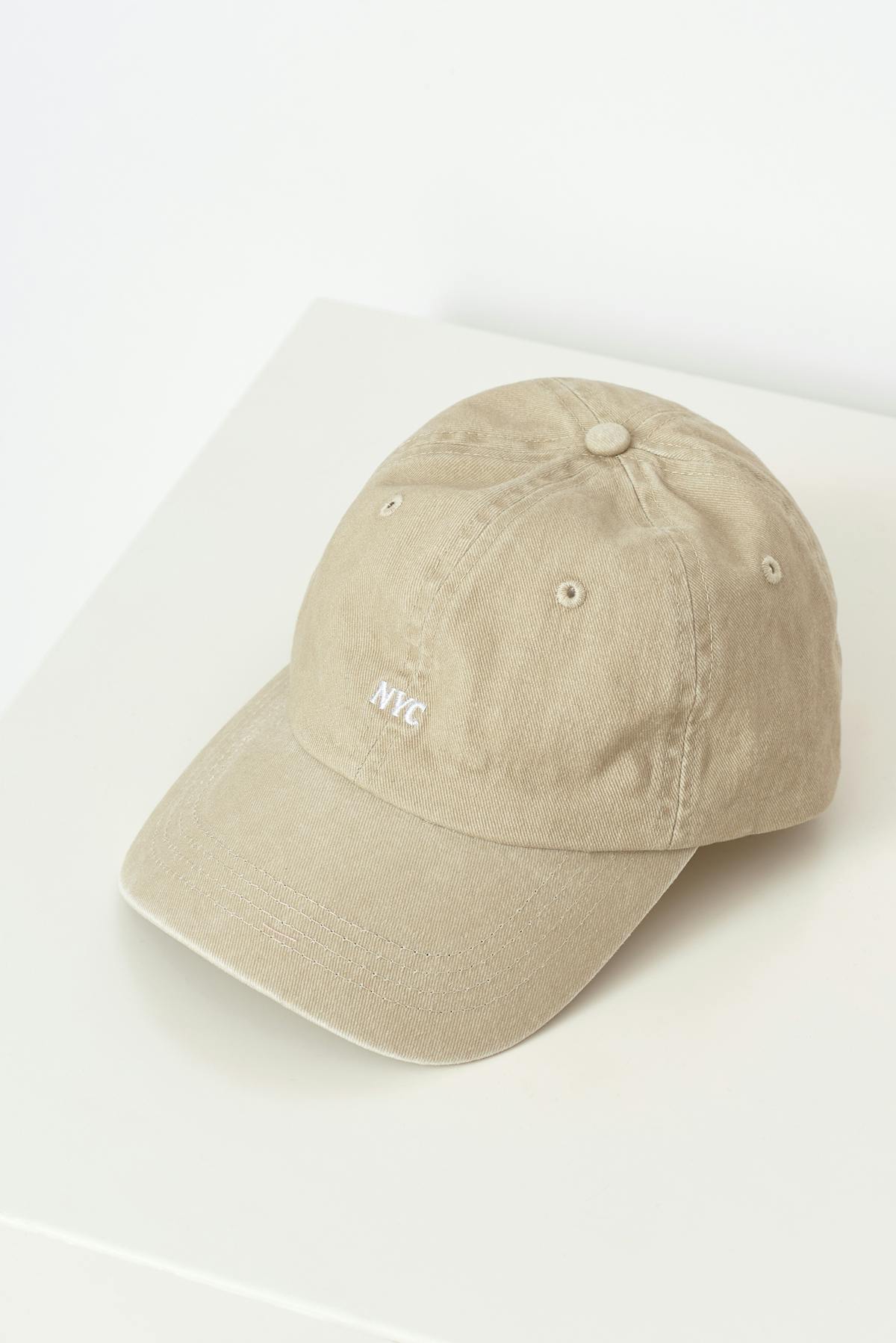 washed cotton cap