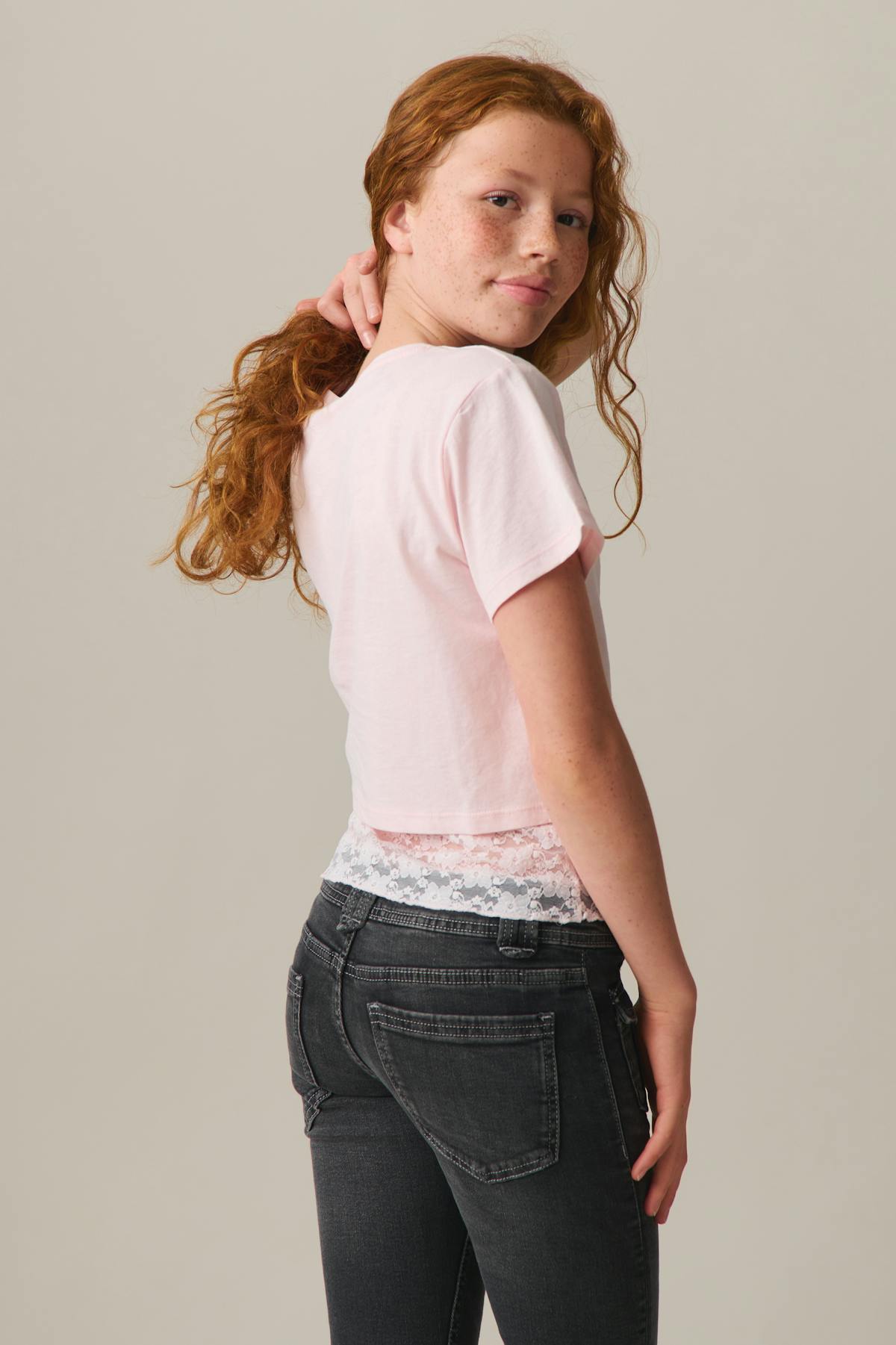 Y cropped tee