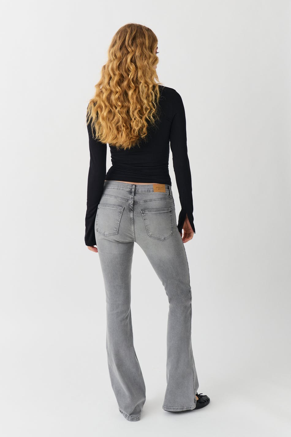 Low waist bootcut jeans