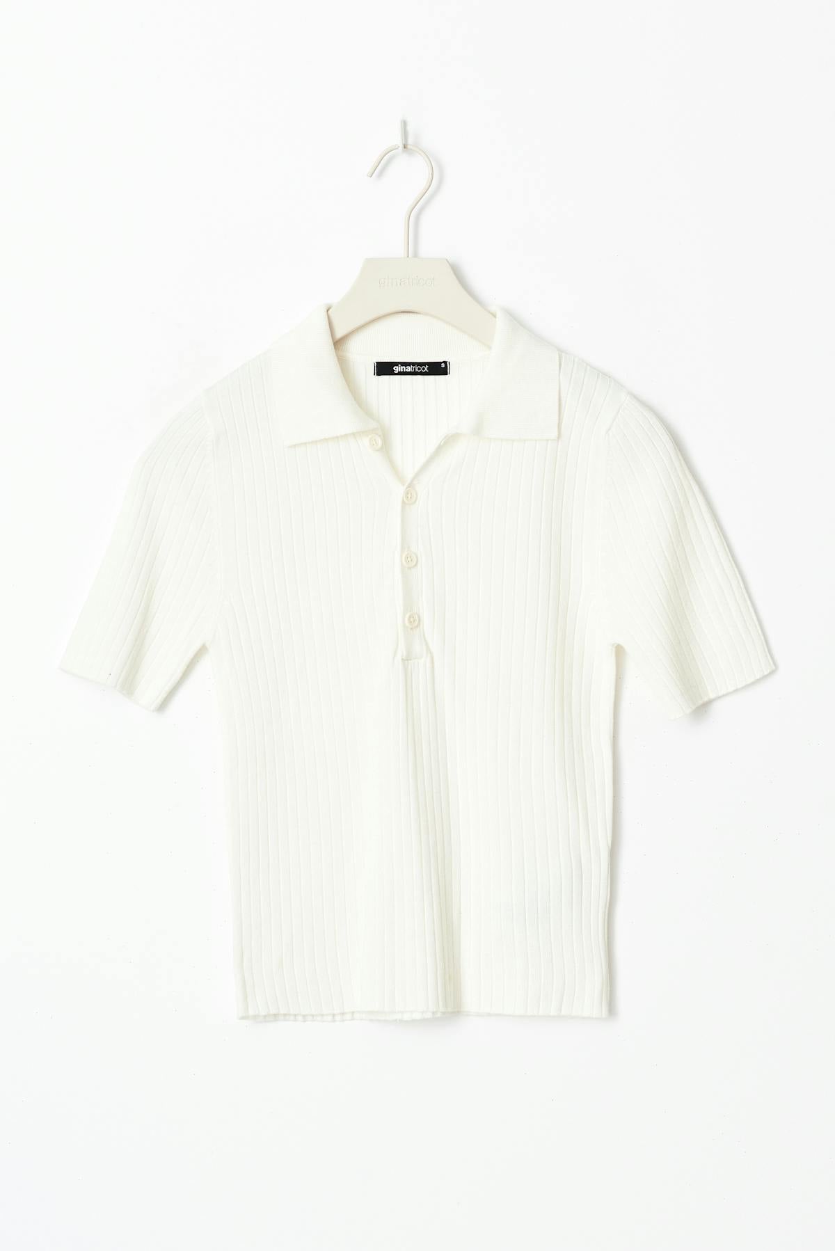 Knitted collar top