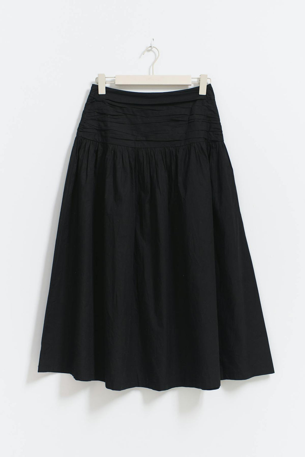 Dropped waist skirt