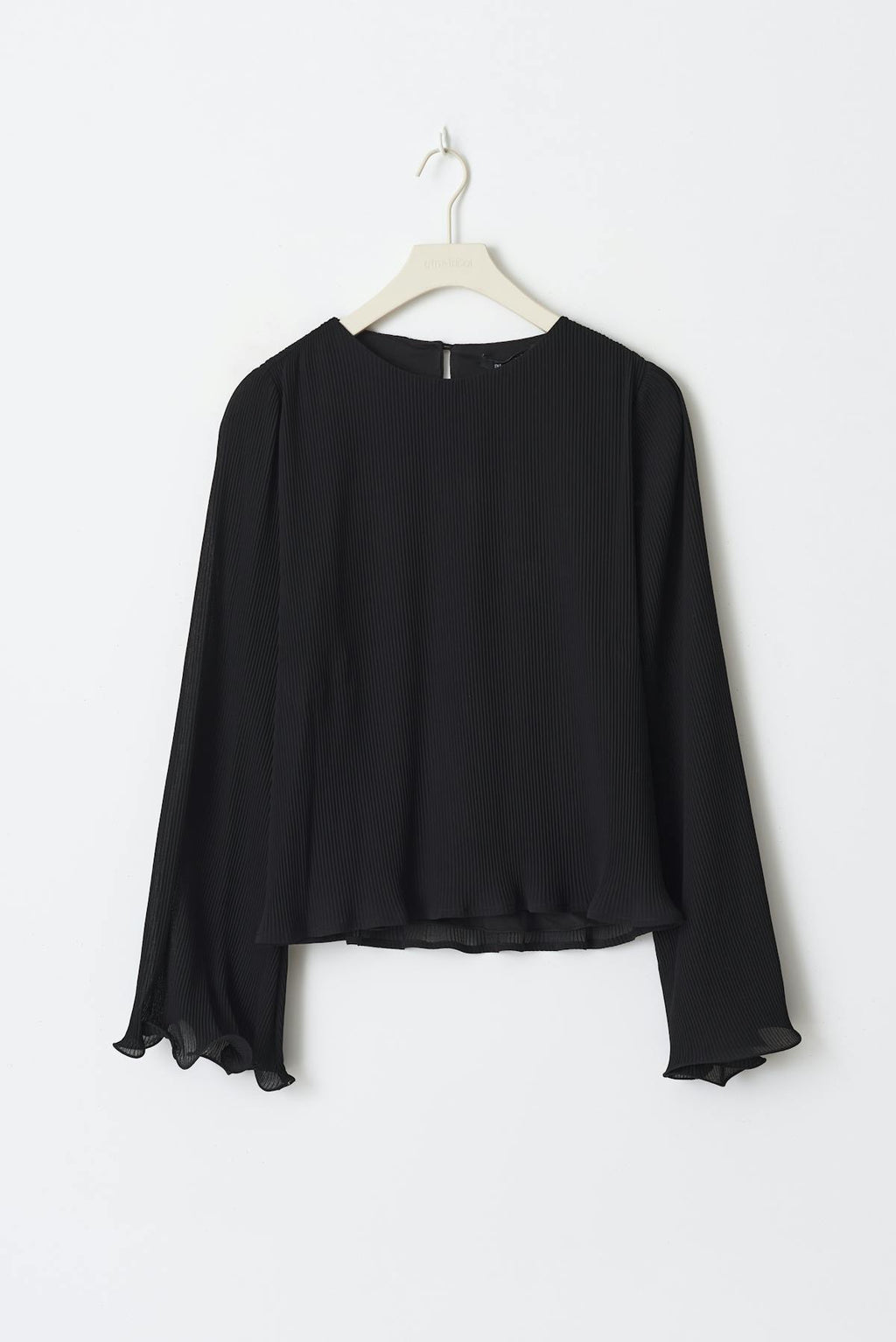 pleated blouse