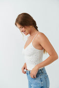 V-neck ruched singlet
