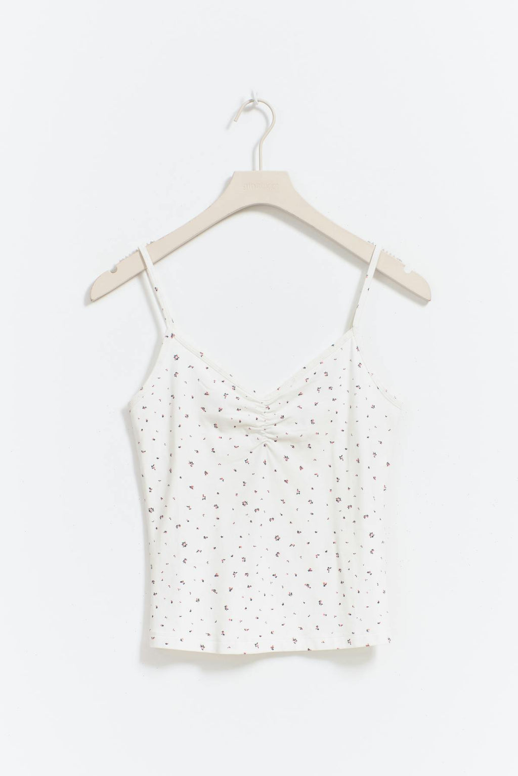 V-neck ruched singlet