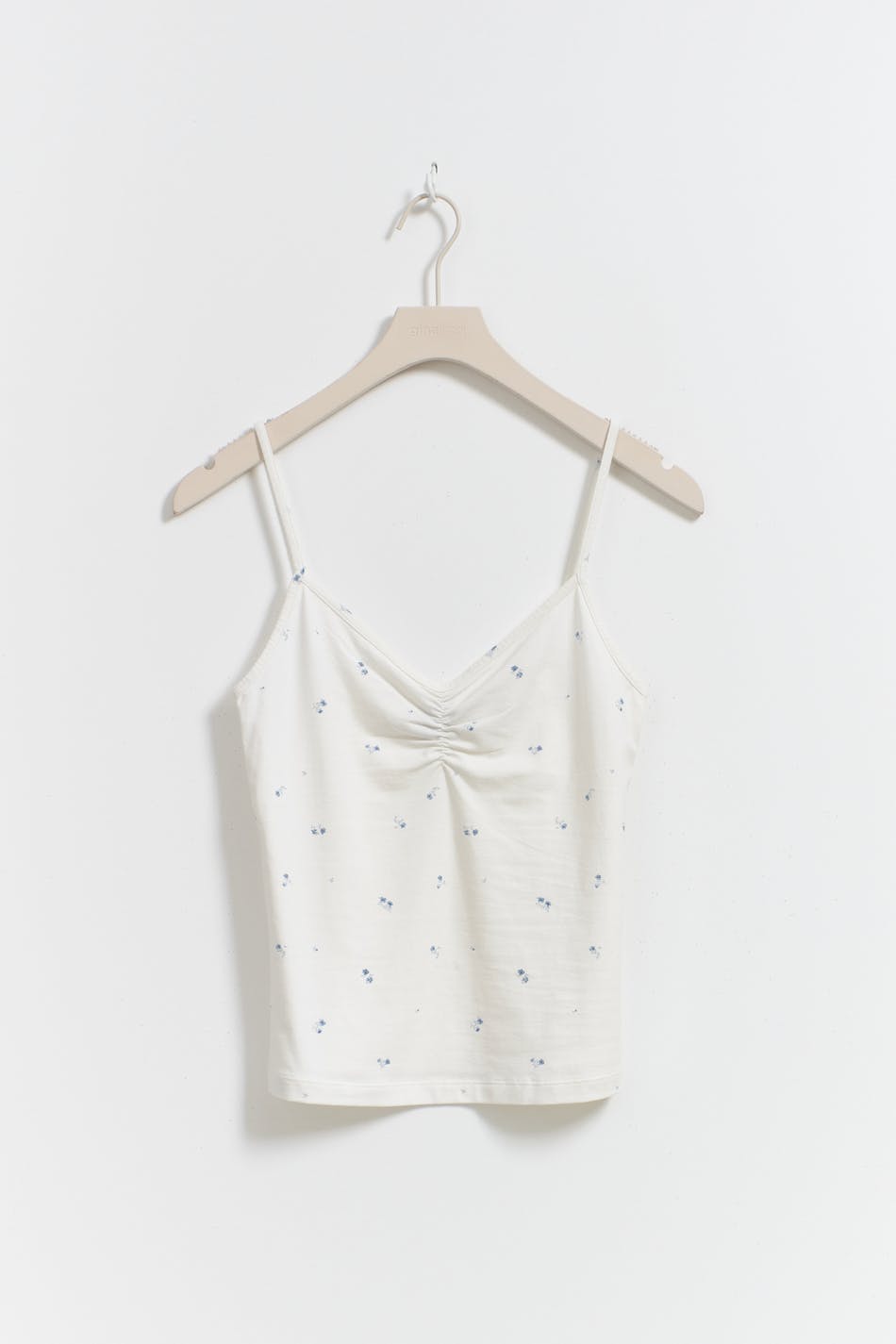 V-neck ruched singlet