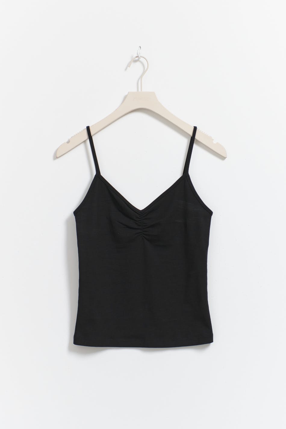 V-neck ruched singlet