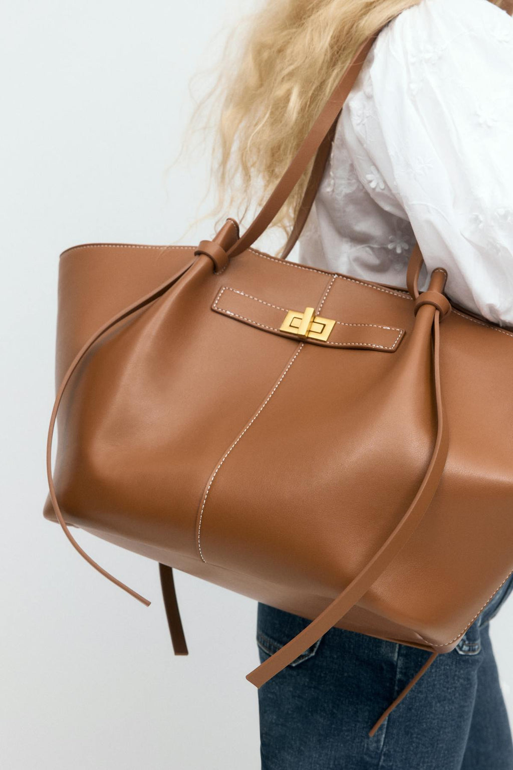 Long strap pu bag