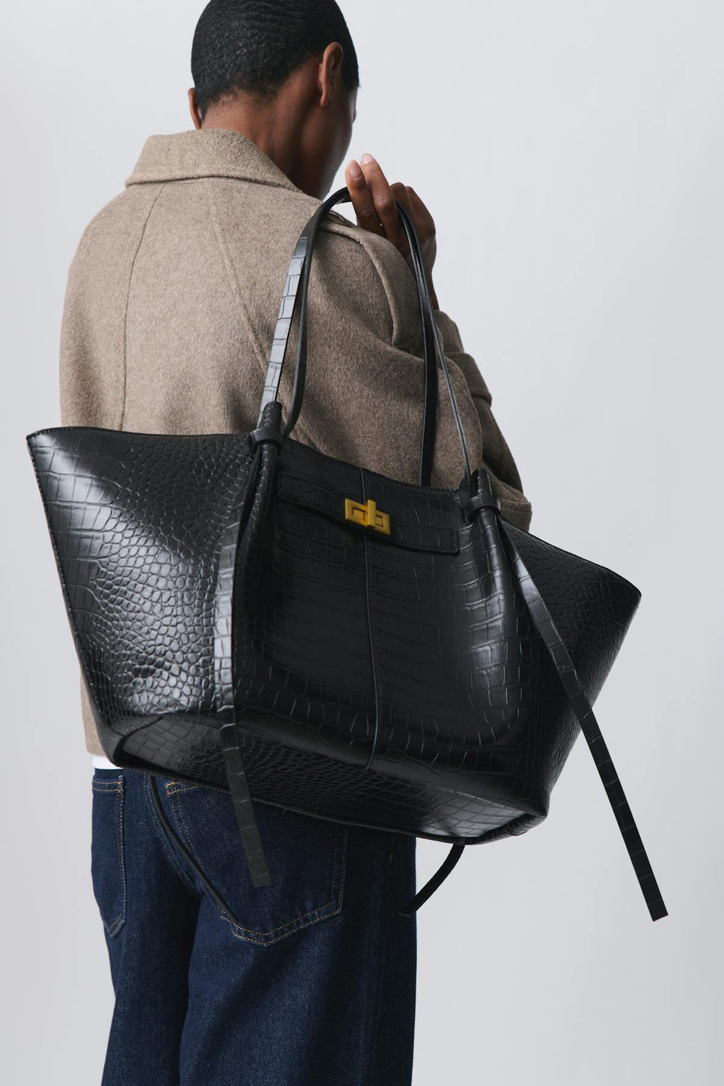 Long strap pu bag