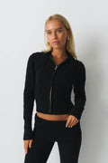 Knitted lounge jacket