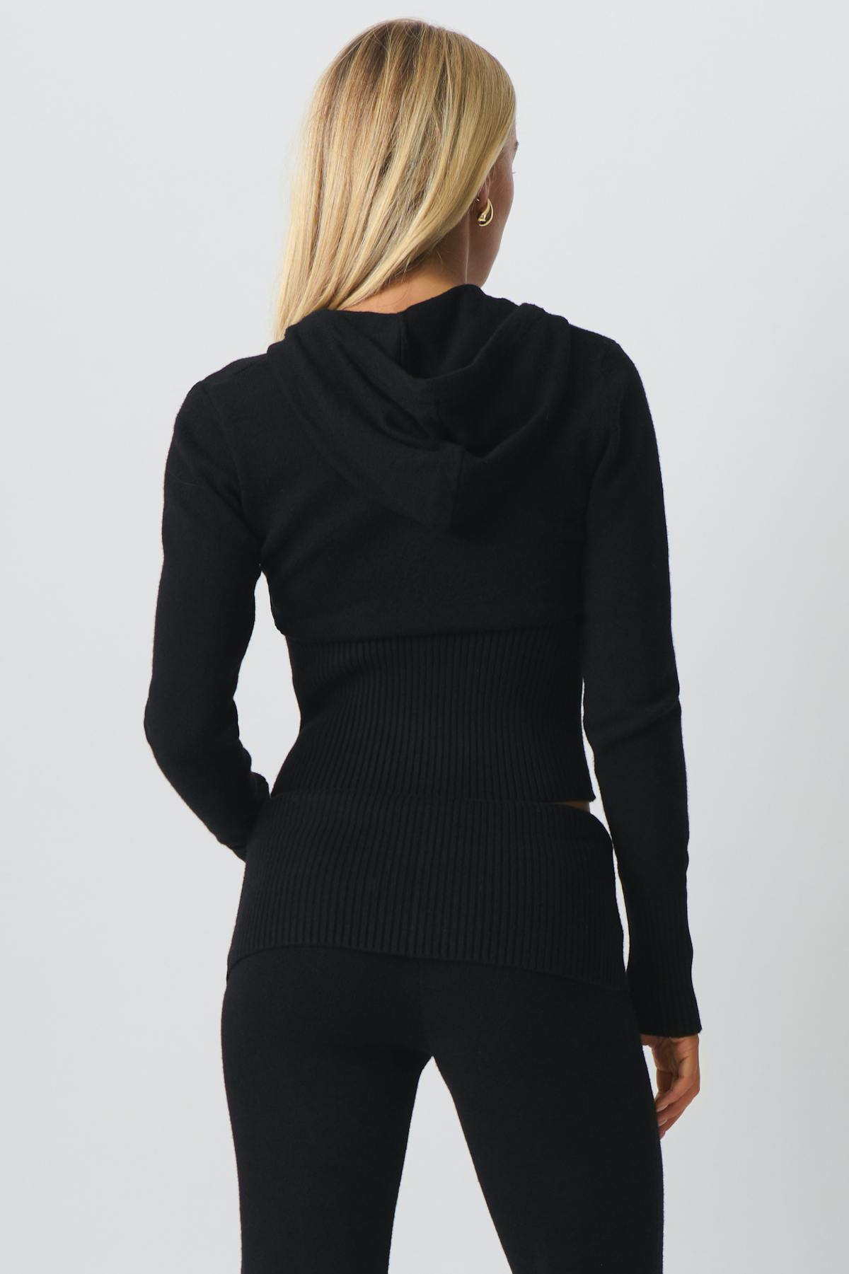 Knitted lounge jacket