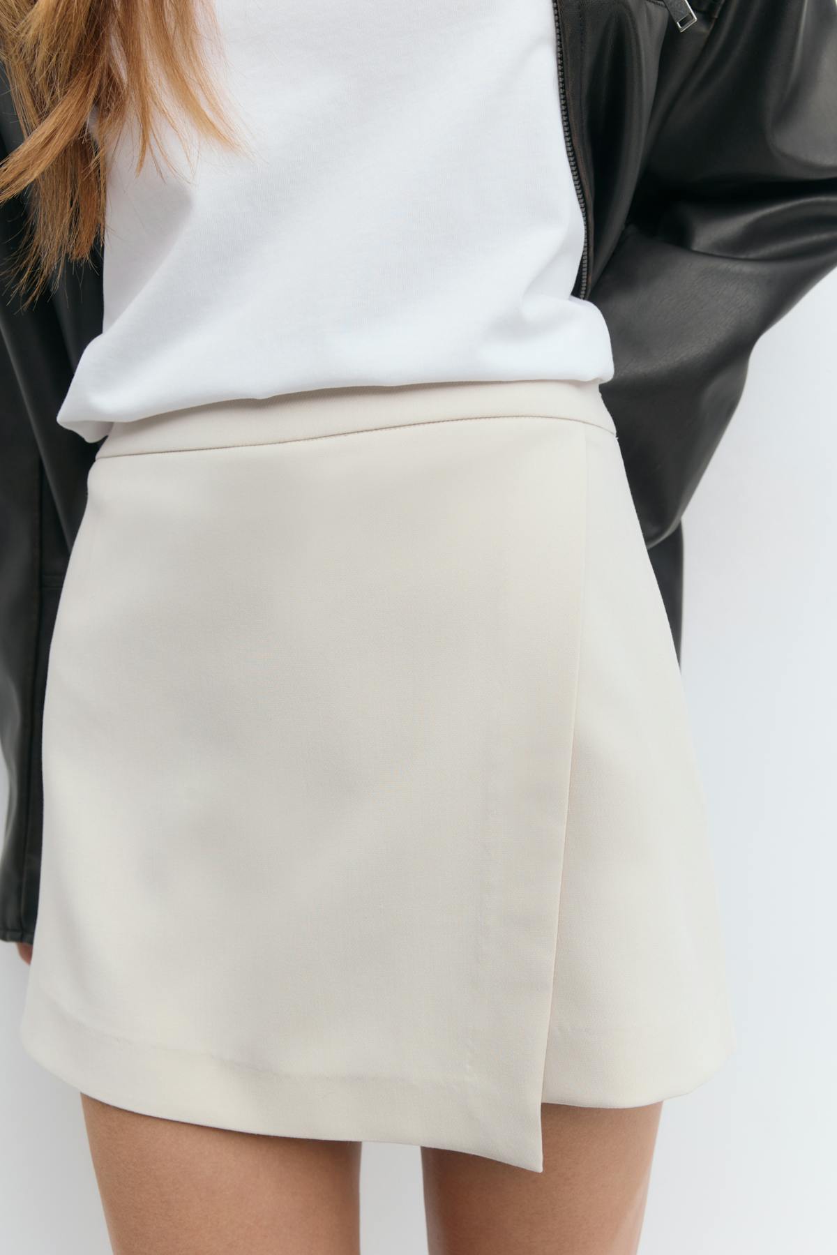 Mini wrap skort