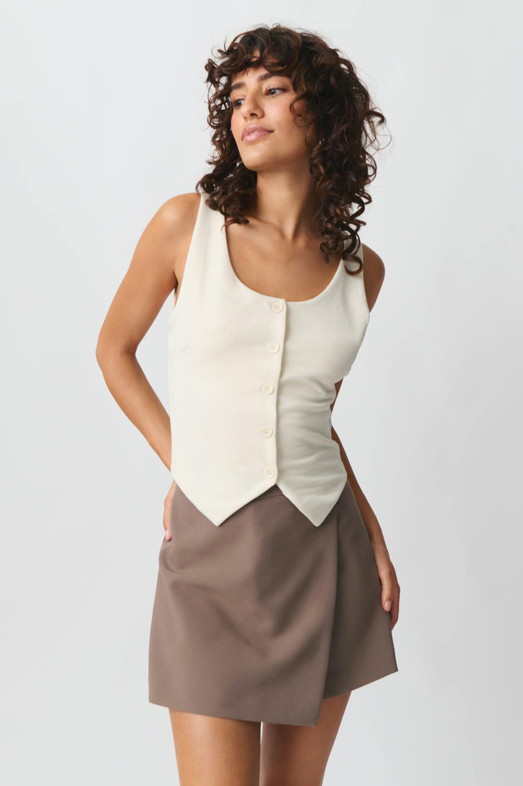 Mini wrap skort