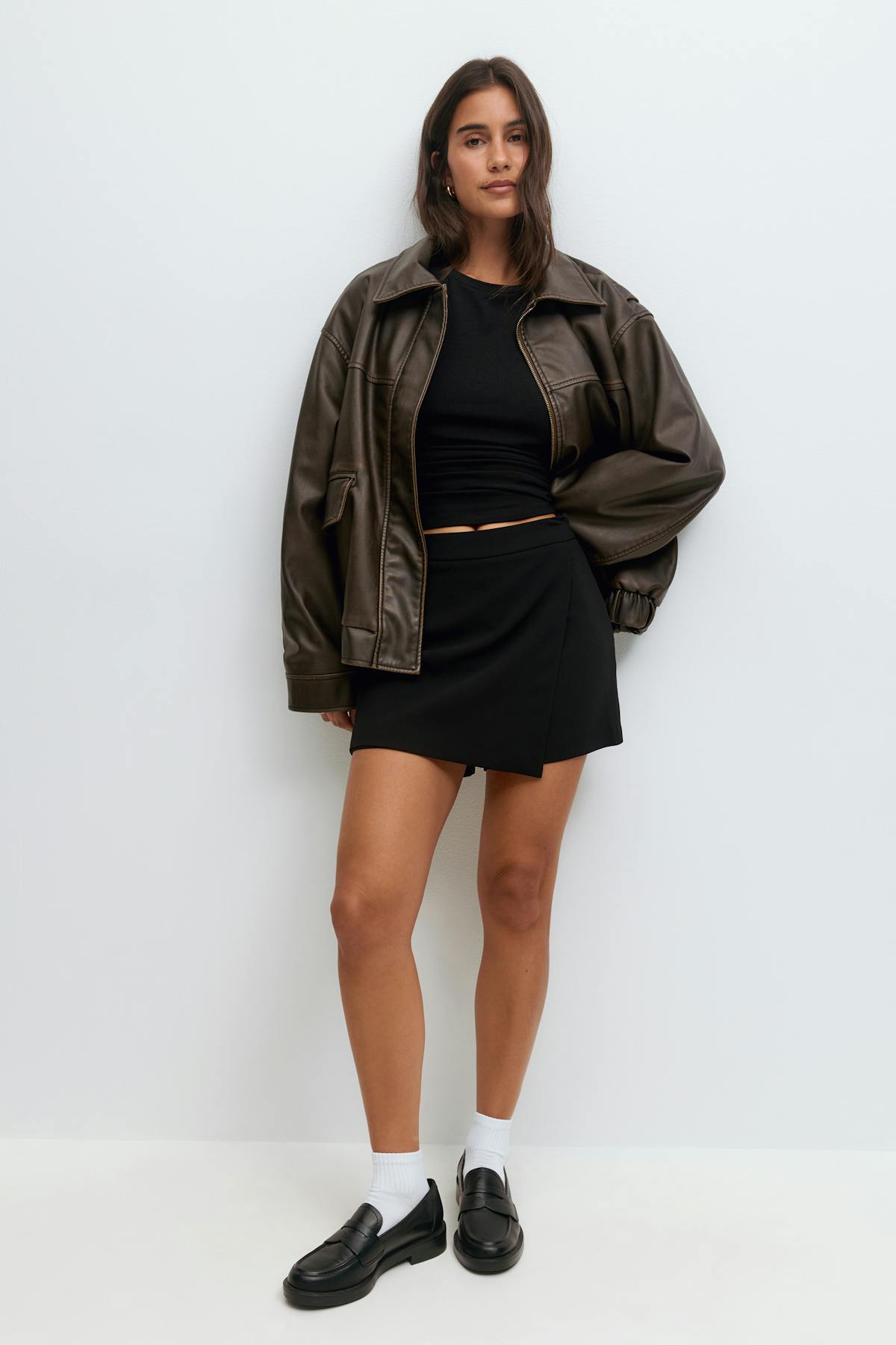 Mini wrap skort