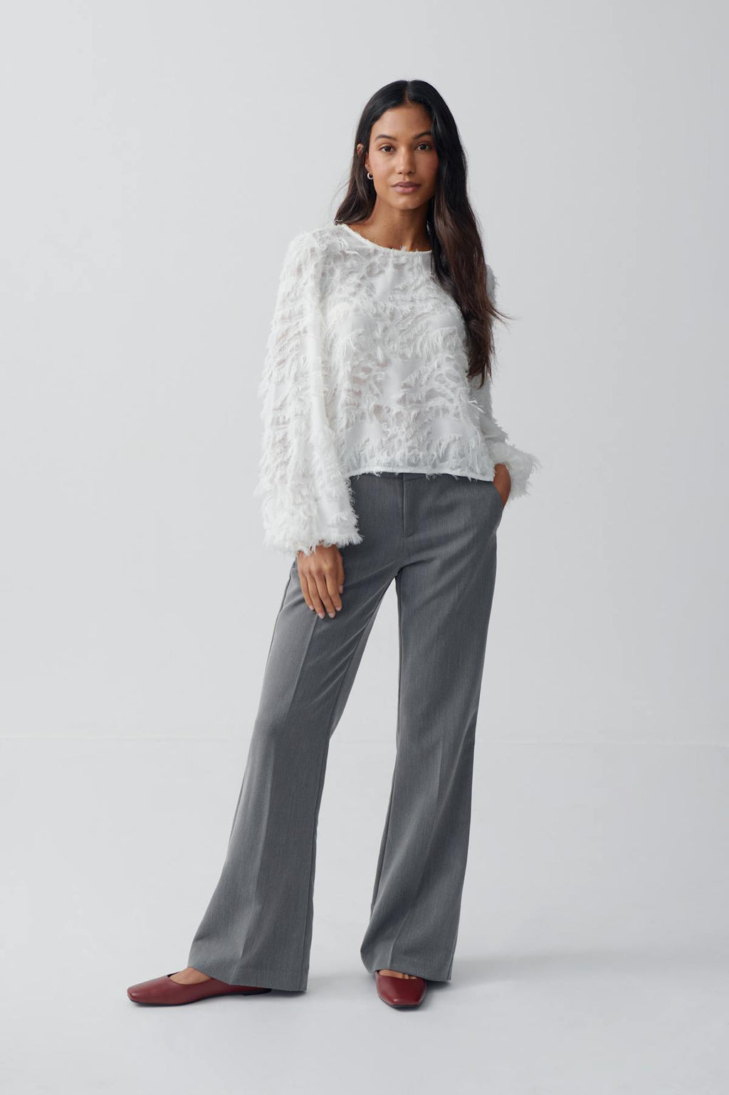 structured open back top