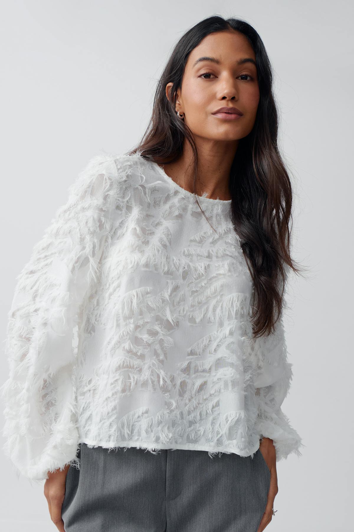 structured open back top