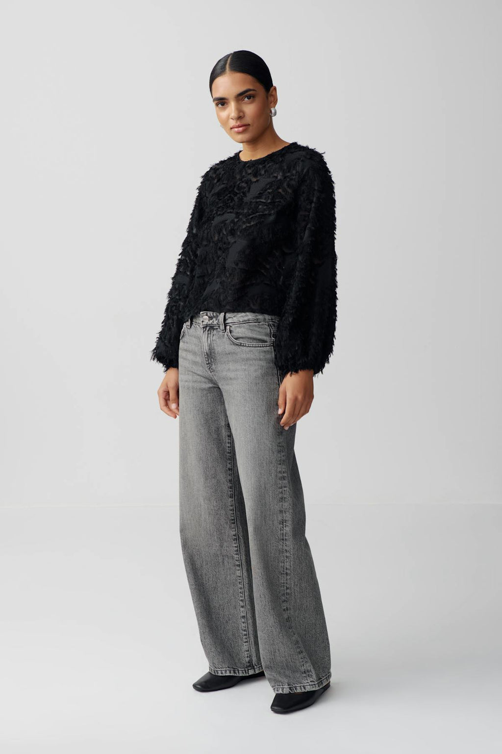structured open back top