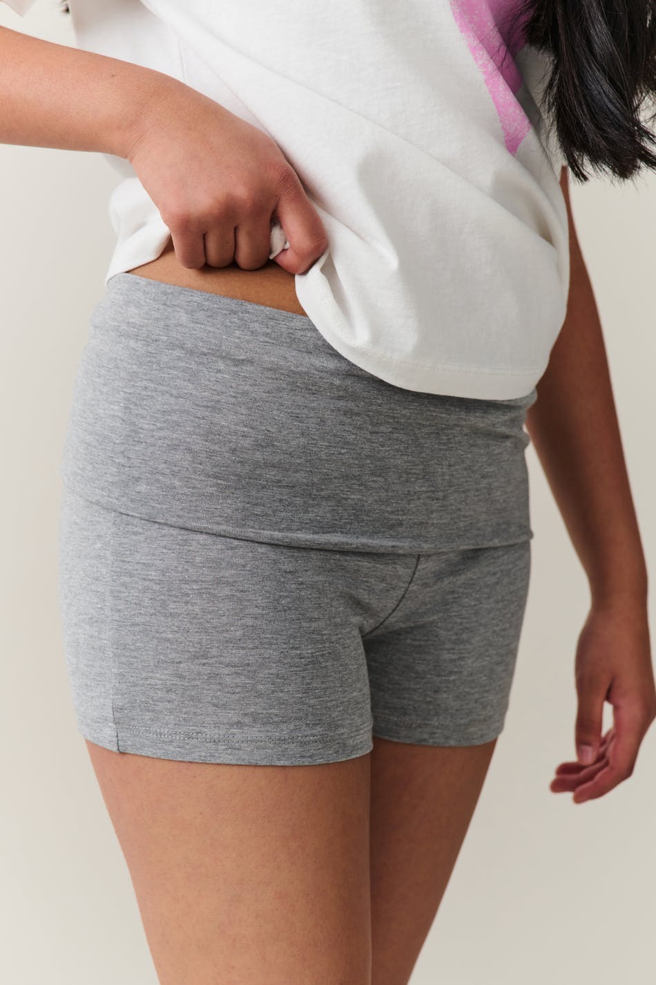 y low waist yoga shorts