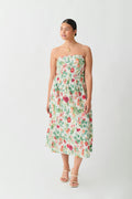 Tube midi smock dress