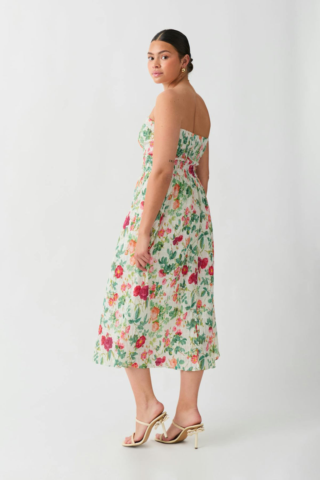 Tube midi smock dress