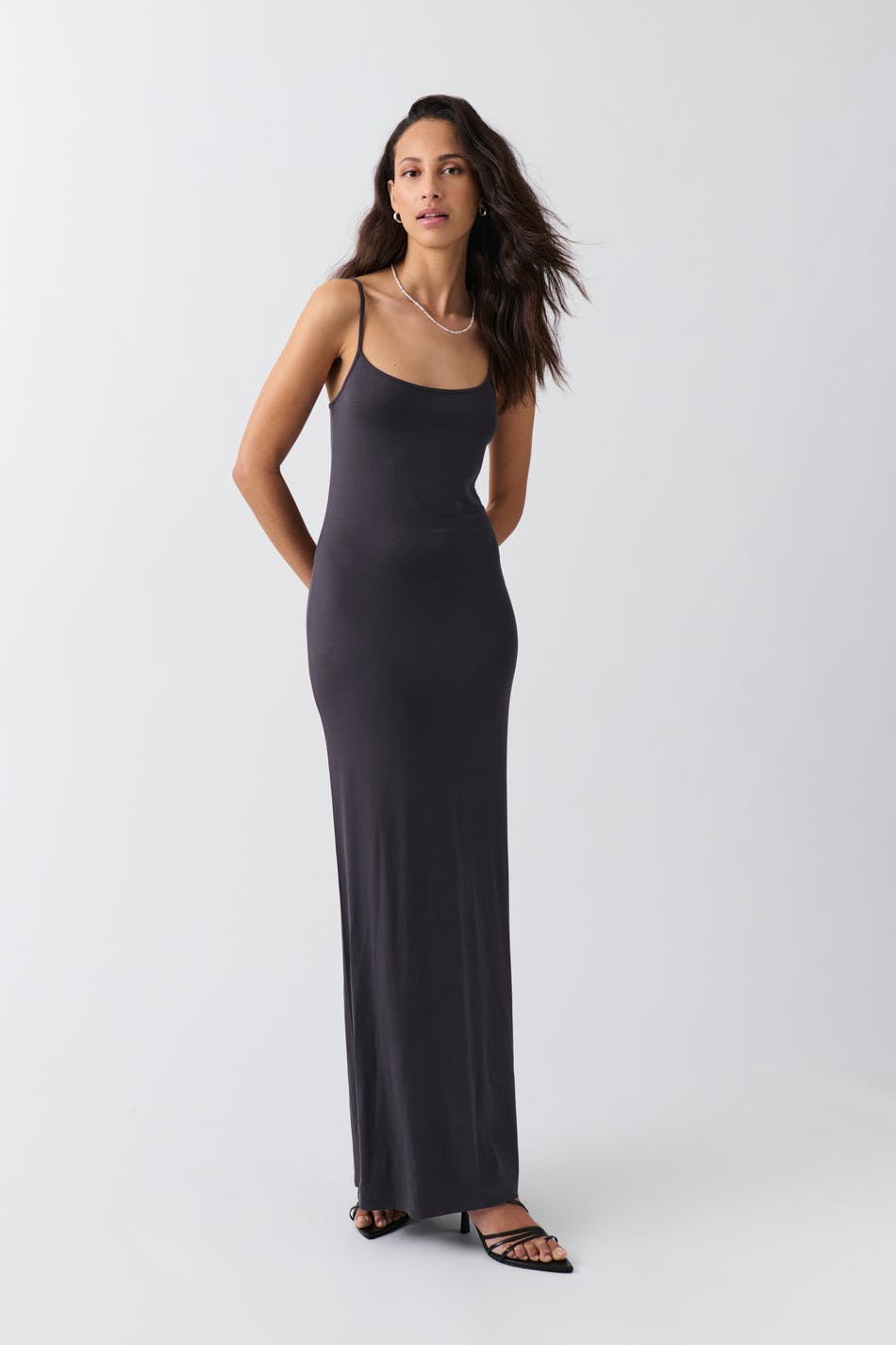 Tall maxi slip dress