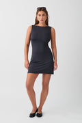Soft touch boatneck dress