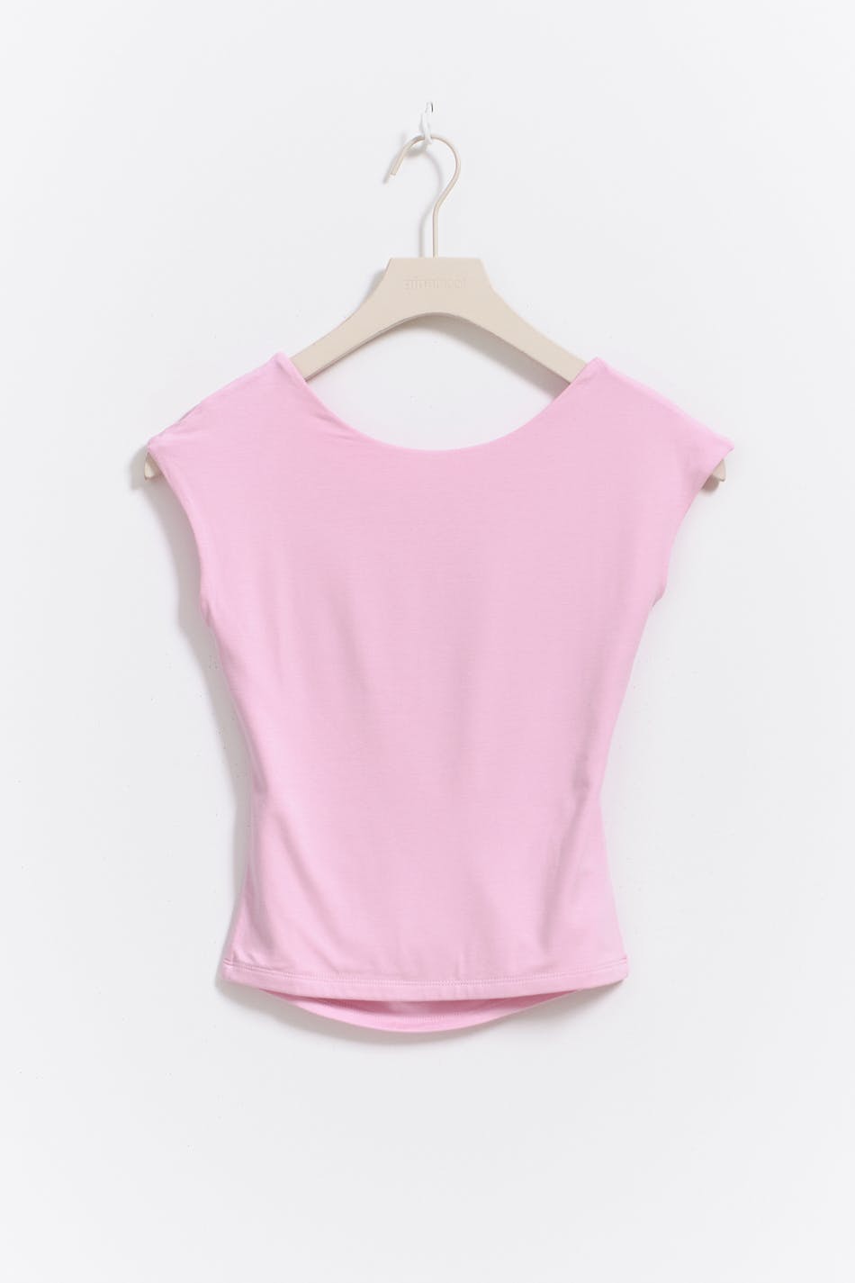 Soft touch open back top