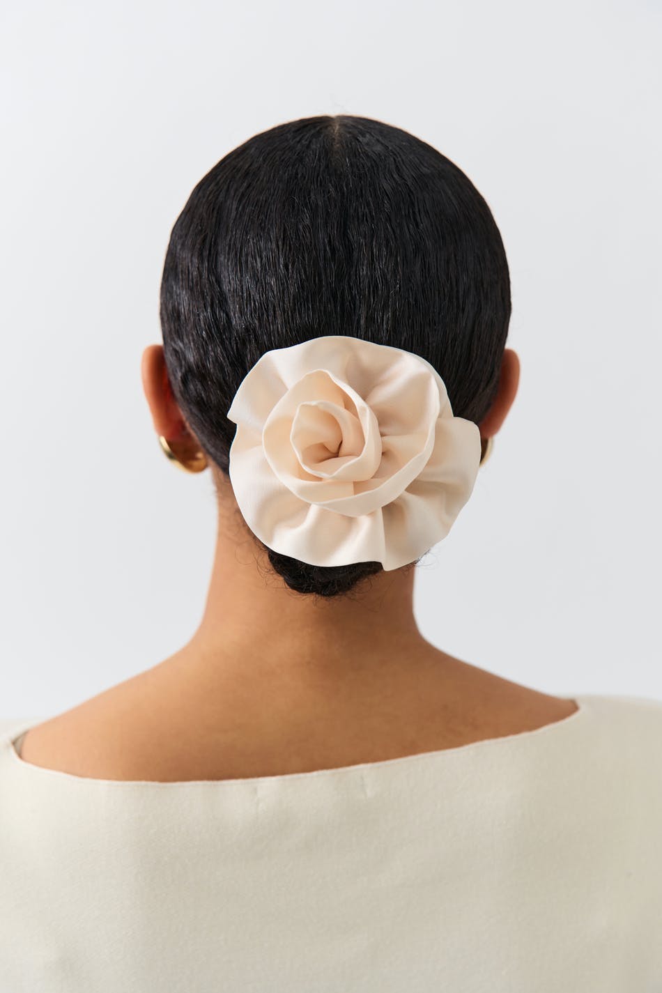 Big flower scrunchie