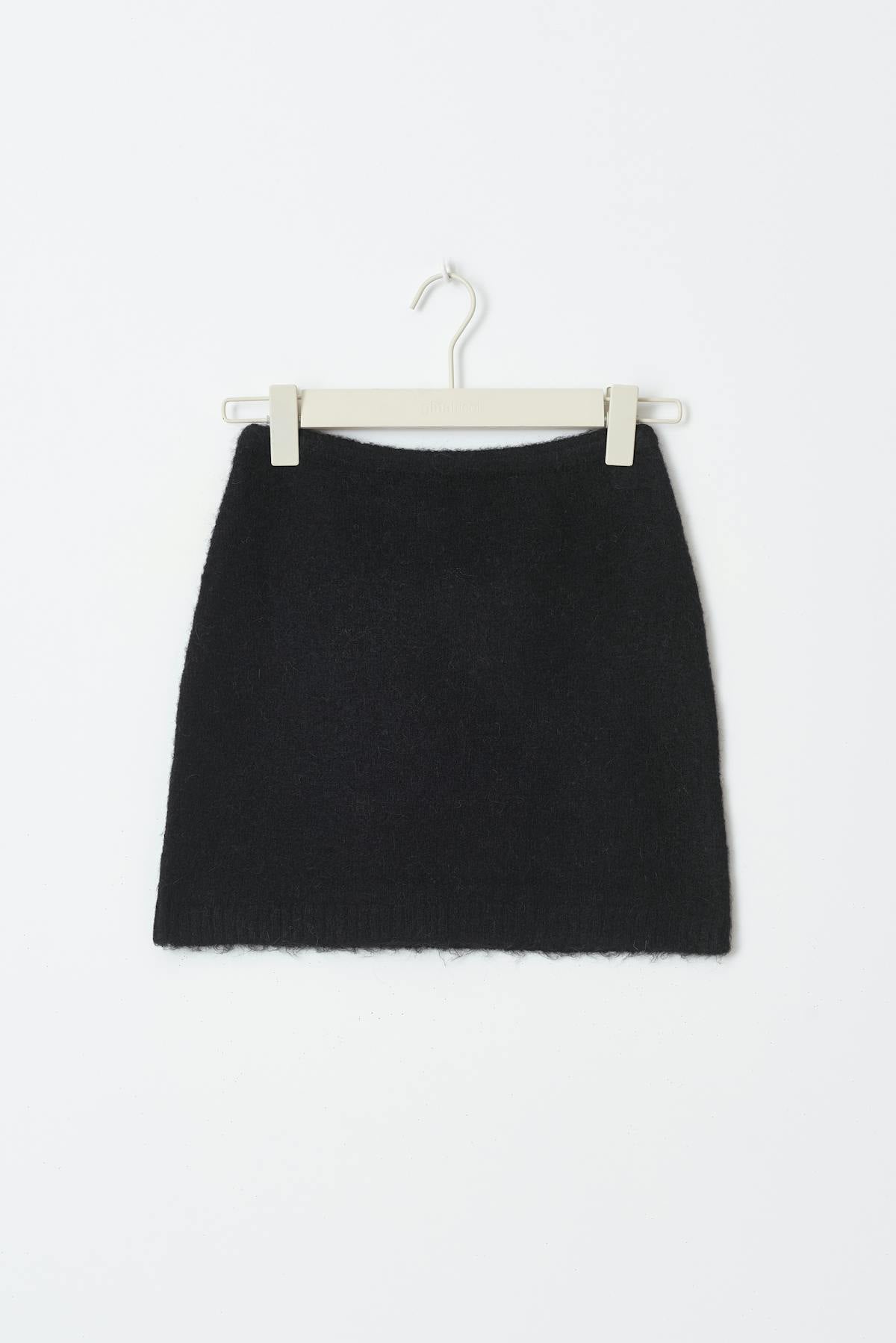 Knitted mini skirt