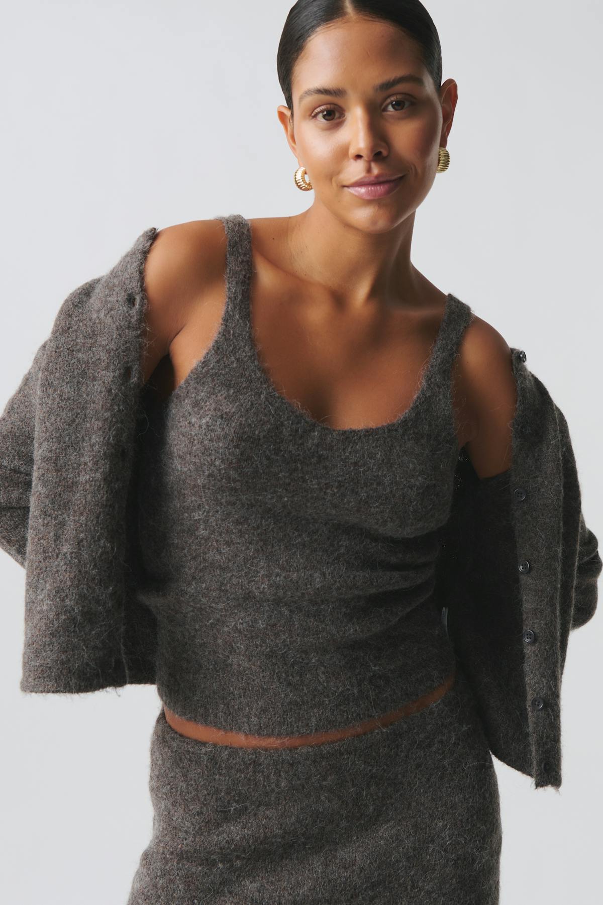 Knitted singlet