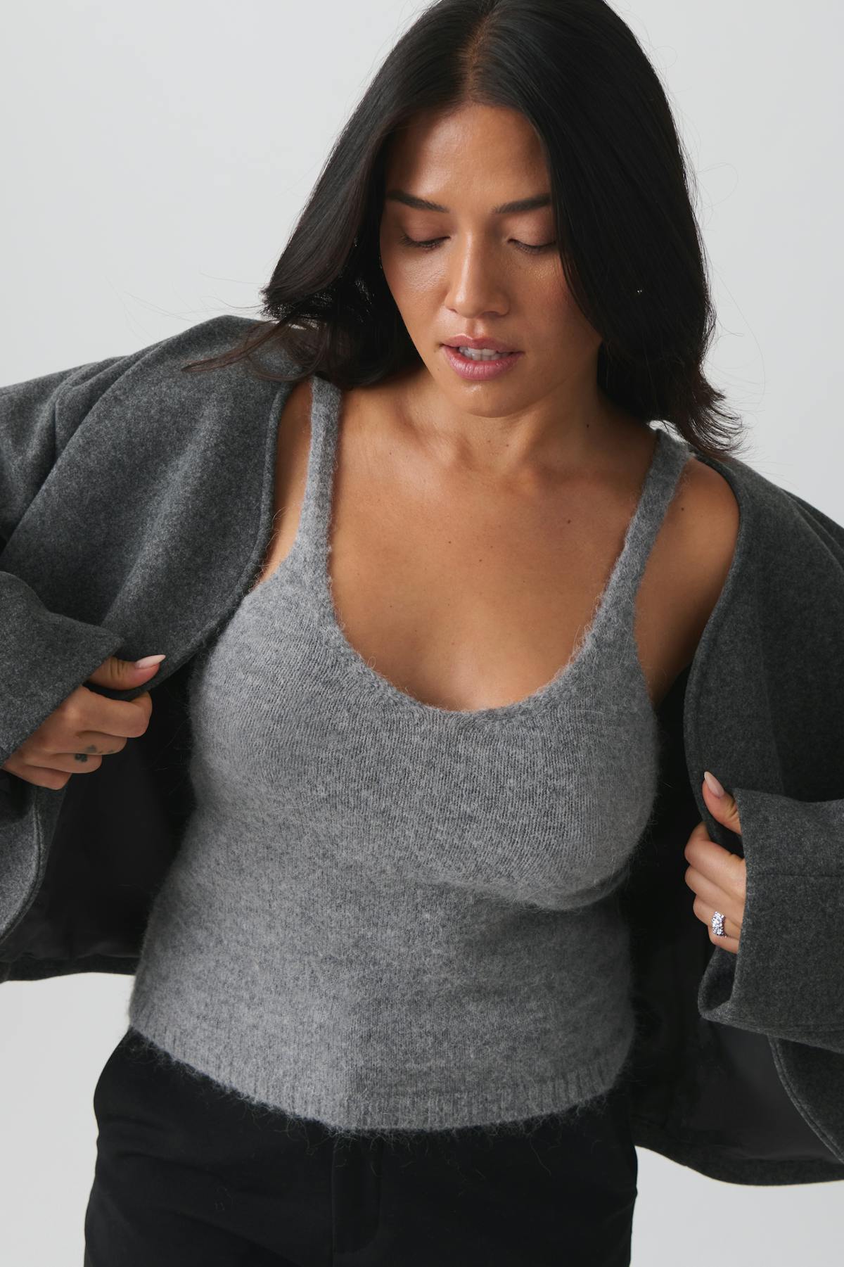 Knitted singlet