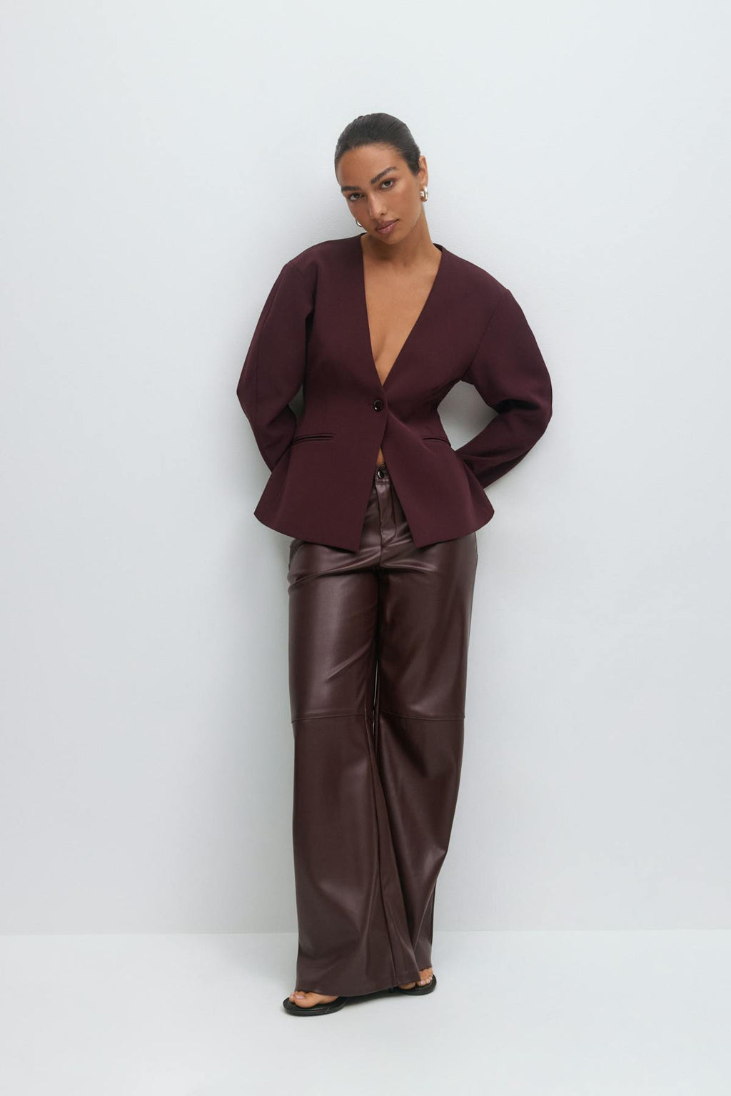 Sculpted blazer