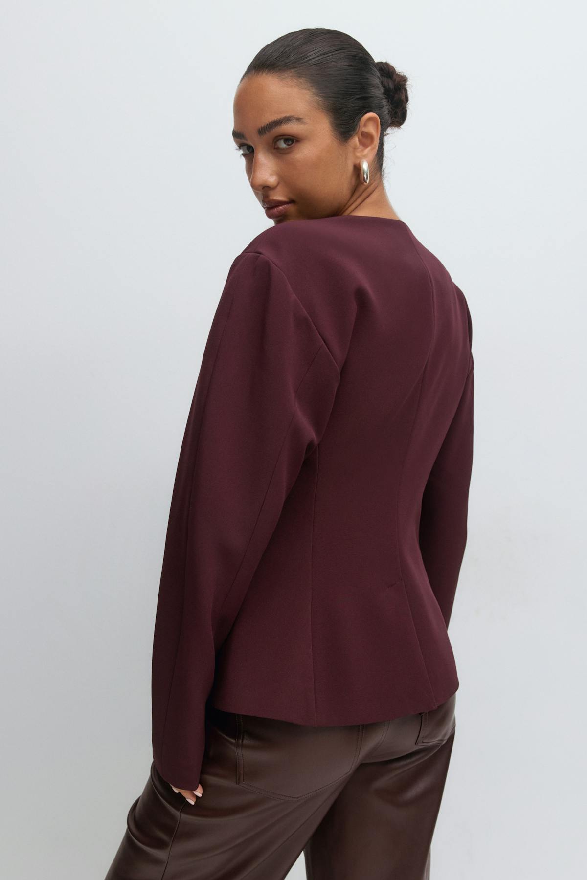 Sculpted blazer