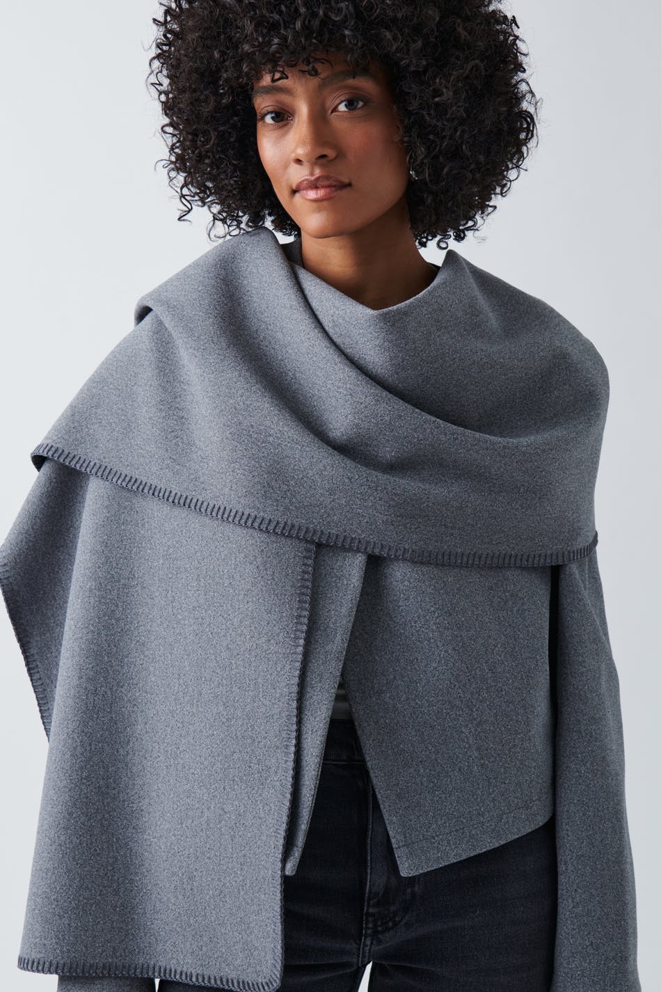 Blanket stitch scarf