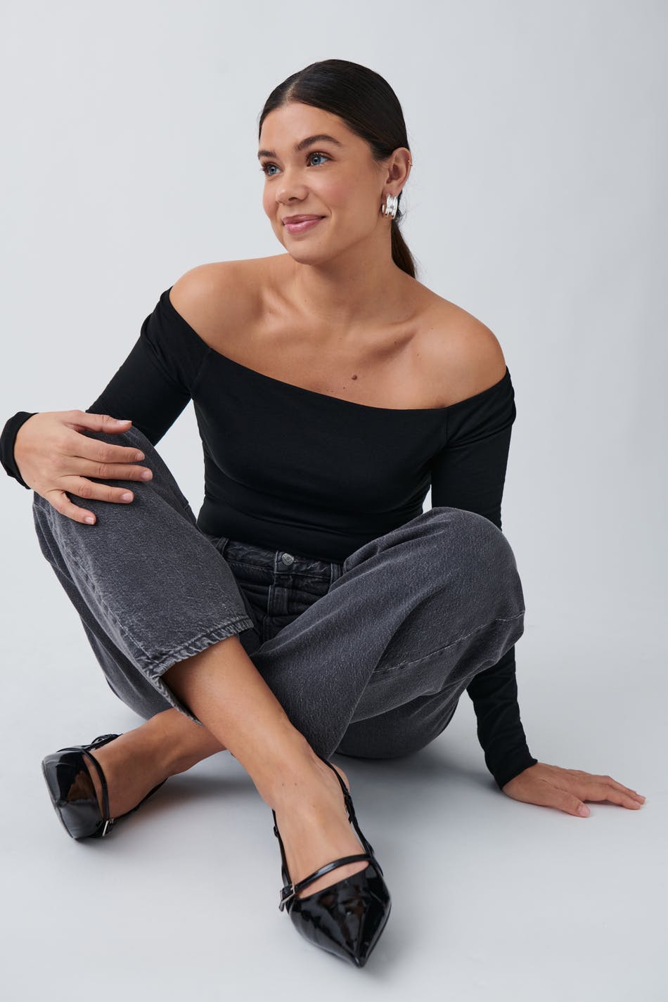 Tight off shoulder top