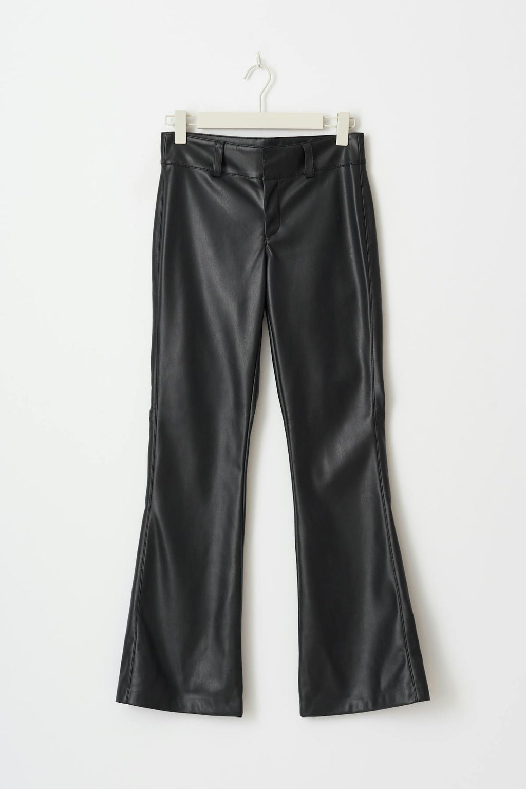 Pu bootcut trousers