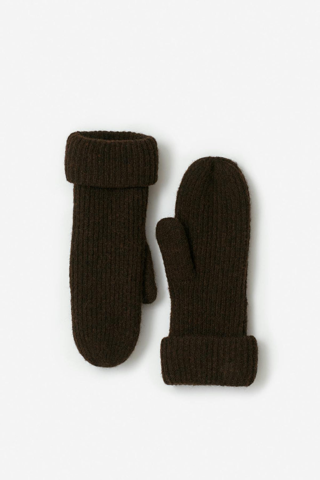 Rib mittens