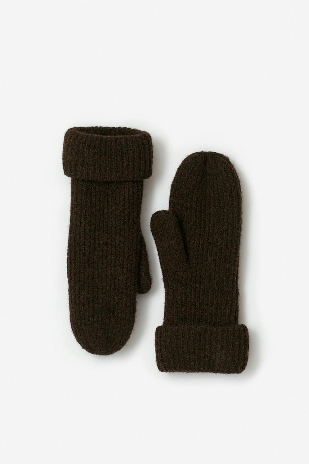 Rib mittens